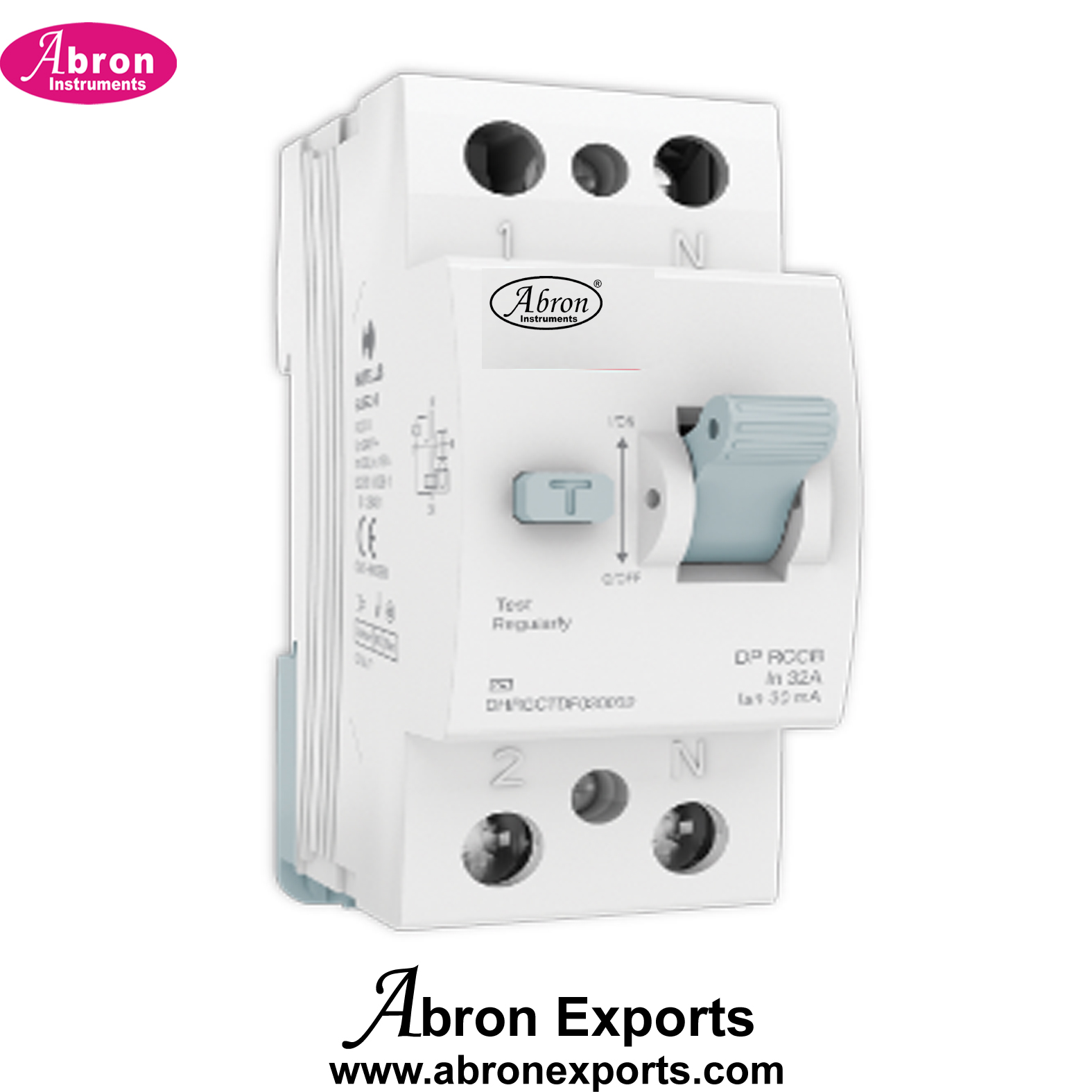 Electric Breaker Anti Electric Shock For Human Safety 32A for Lab Circuit Abron AE-1255BSH 